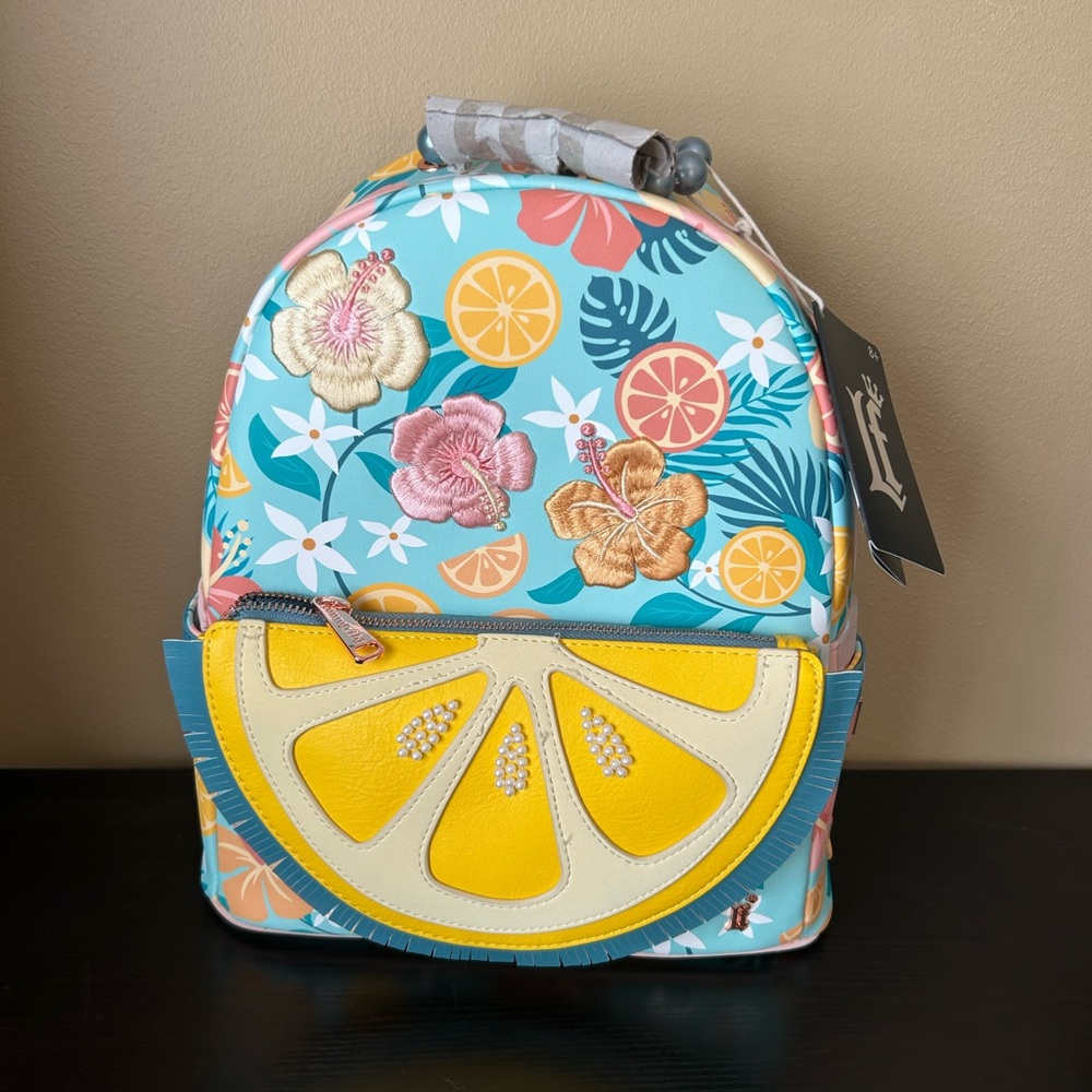 Loungefly Lemon Mini Backpack Hardtag